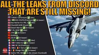 ВСЕ УТЕЧКИ из DISCORD, которые ещё не добавлены! Чего ждать в ближайшее время? - War Thunder