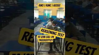 Reasoning Test Practice For RMS, RIMC & AISSEE 2026 | Boost Your Score Now #RMS2026 #RIMC2026 #RMS