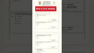 NVS staff nurse