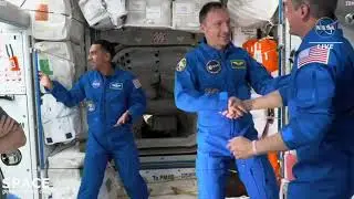 NASA's SpaceX Crew-3 mission - HATCH OPENING