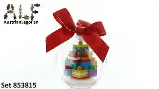 Lego Seasonal 853815 Gifts Holiday Ornament - Lego Speed Build Review
