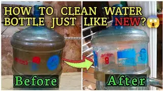 Clean Your Water Bottle Like a Pro ll Dispenser Water Bottle Cleaning ll No Brush ll No Chemicals