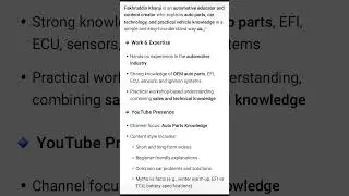 From Workshop to YouTube | Auto Parts Knowledge By Fakhruddin Khanji #fakhruddinkhanji