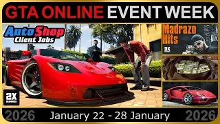 GTA ONLINE EVENT WEEK | 2X GTA$ & RP AUTO SHOP CLIENT JOBS | 3X GTA$ & RP MADRAZO HITS | TEMPESTA PR