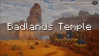 The Sun sets on the Badlands Temple (Minecraft Music and Ambience)