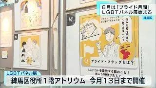 練馬区役所で「ＬＧＢＴパネル展」始まる