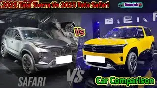 2025 Tata Sierra Vs 2025 Tata Safari Car Comparison #motorcarindia #tatasierra #tatasafari#safari