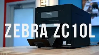 Rental Product Support/Setup: Zebra ZC10L large format plastic card badge printer