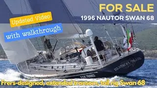 [NOW SOLD] 1996 NAUTOR SWAN 68 'Elysion Blue' | Yacht for sale with Grabau International.
