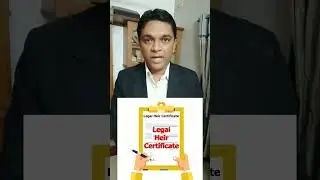 Legal Heir Certificate | Successor Certificate | Expert Vakil