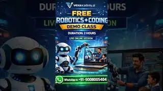 FREE Robotics Hands on Class for Kids 🤖 | Future Tech Skills 🚀
