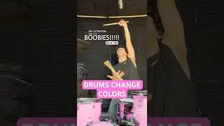 COLOR CHANGING DRUMS 🤯 🌈 Voyeur (Live 1999) Blink-182 (Joey Castro Drum Cover)