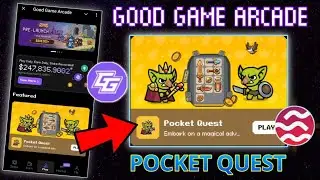 GOOD GAME ARCADE | POCKET QUEST GAME | GGA TOKEN #GGA #SEI #BESTBOT