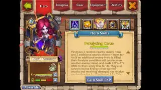Castle Clash Epic Battle Crystella using Royal Mummy