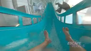 World&rsquo;s best water RollerCoaster?[4K] Toothless Trickling Torpedo POV At Dreamworks Waterpark