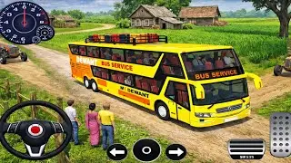 Real Bus Driving Simulator Games | Drive Bus Pick And Drop Passenger Mission 