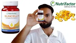 Nutrifactor Sun Cell 5000 Soft Gels | UnPakcing & Review | Vitamin D3 - Cholecalciferol 5000 IU