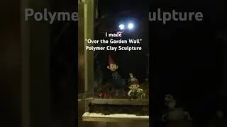 &ldquo;Over The Garden Wall&rdquo; Polymer Clay Diorama #overthegardenwall #polymerclay #sculpture #diorama