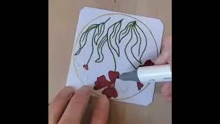 Red petal flowers