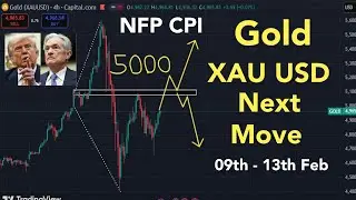 XAU USD - Gold Next Move (Weekly Analysis) 09th - 13th Feb #Amila Jaz