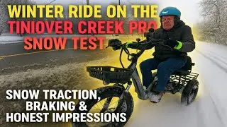 Winter Ride on the Tiniover Creek Pro | Snow Traction, Braking & Honest Impressions