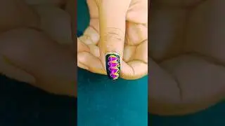 #Nail art design using Needle # you tube shorts # nail art 2024