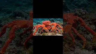 EN: Crabs walking on the sea floor. Tiny guardians of the ocean DE: Krebse spazieren auf dem Meeresb