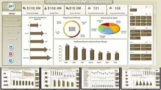Project Management Office PMO Dashboard in Excel