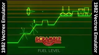 Jabba Plays - 1982 Vectrex Emulated Version of Scramble - Final Tournament Run