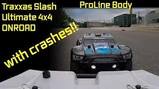 Traxxas Slash 4x4 Ultimate with ProLine Flo-Tek Fusion Tough-Color Body