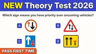 Theory Test 2026 UK 🇬🇧 | LATEST OFFICIAL DVSA Styled Question & Answer | PASS FIRST TIME