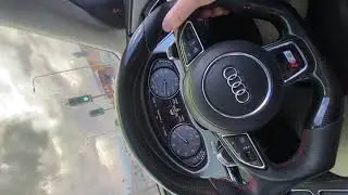 Audi S8 D4 cracking sound after quick acceleration