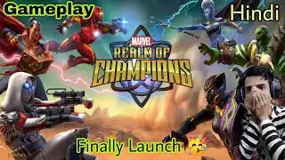 MARVEL Realm of Champions | Global Launch | Gameplay | Hindi | Review | Real-Time Multiplayer Game |