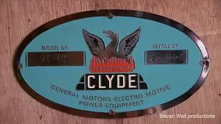Clyde Engineering Diesel Locomotive Builders Plates