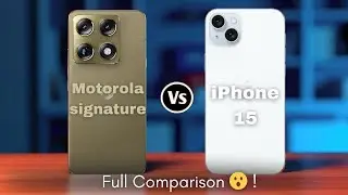 Motorola Signature vs iPhone 15 &ndash; Budget vs Flagship!
