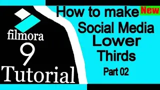 How to make lower thirds|wondersharefilmora