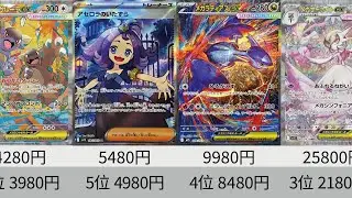 【ポケカ】下落がとまらない！最新価格ランキング！発売から3日後！『メガブレイブ』『メガシンフォニア』【Pok&eacute;mon cards】Mega Brave and Mega Symphonia
