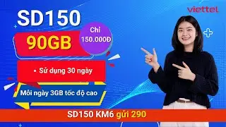 G&oacute;i cước 4g viettel Gi&aacute; rẻ nhất  - SD150 ưu đ&atilde;i 3GB/Ng&agrave;y tốc độ cao