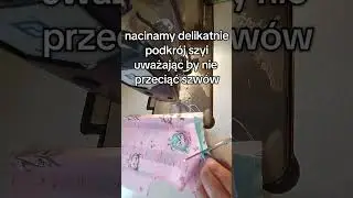 Jak wykończyć lam&oacute;wką podkr&oacute;j szyi #motylkowo #szycie#krawiectwo#bluzka#porada