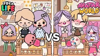 Toca Boca Parents VS Avatar World Parents 👨‍👩‍👧💓 | Sad Story | Toca Life World