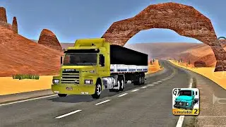 Scania 142H V8 through the mountains • Grand Truck Simulator 2 • Android HD Gameplay v1.0.33f3