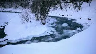 Northern Thaw Meditation Sounds 🌙❄️ Ice Melt & Flowing Waters &ndash; Focus & Stress Relief | Finland
