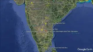 30 seconds | Top 2 Solar Power Plants in Andhra Pradesh | Google Earth Tour