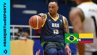 Brasil vs Colombia - Sudamericano masculino de básquet sobre silla de ruedas - Argentina 2021