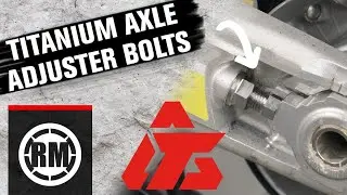 Tusk Titanium Motorcycle Axle Adjuster Bolts