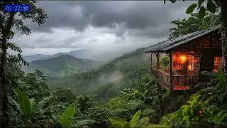 Night Rain and Piano Sound Therapy for Sleeping and Stress Release