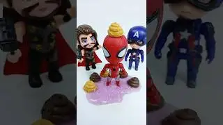 Satisfied unboxing Avengers cute toys ASMR Review Toys #peppapig #viral #funny #supermario