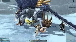 PSO2 - Snow Banther on HU/TE - 2014/01