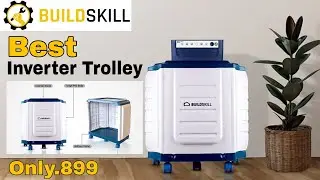 BUILDSKILL INVERTER BATTERY TROLLEY ONLY 899|| trolley assembling unboxing and full review Hindi