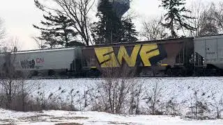 CN3403 AC44C6M Rebuild leading G875 out of Stevens Point, Wisconsin.
